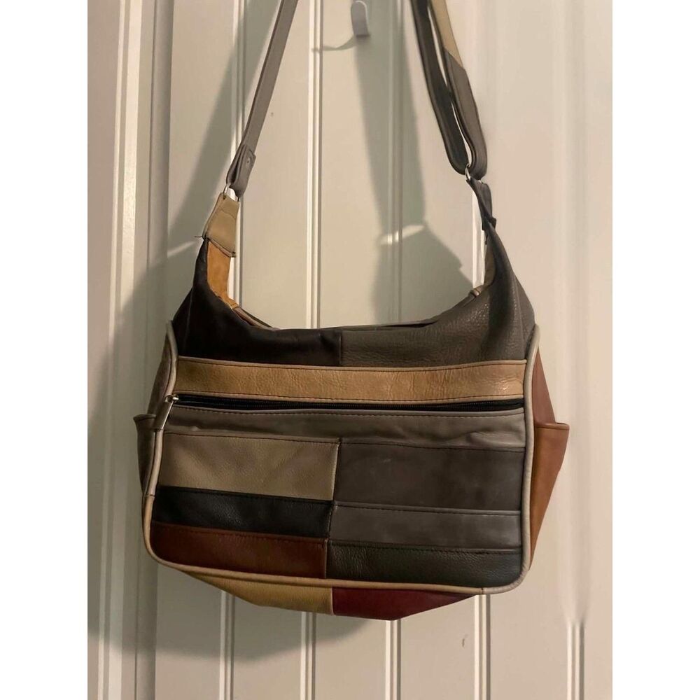 Leather Ladies Purse Multi Color